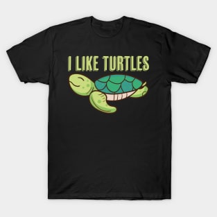 Cute funny turtle gifts T-Shirt